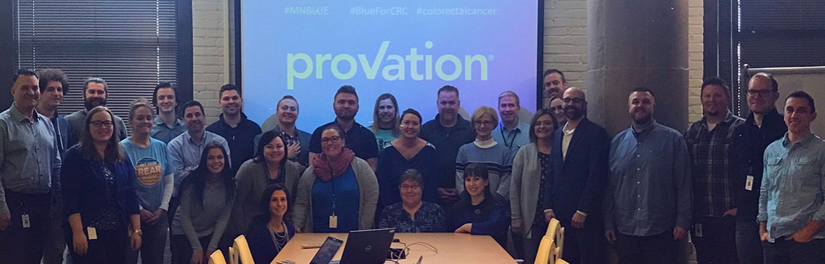 Provation Goes BLUE