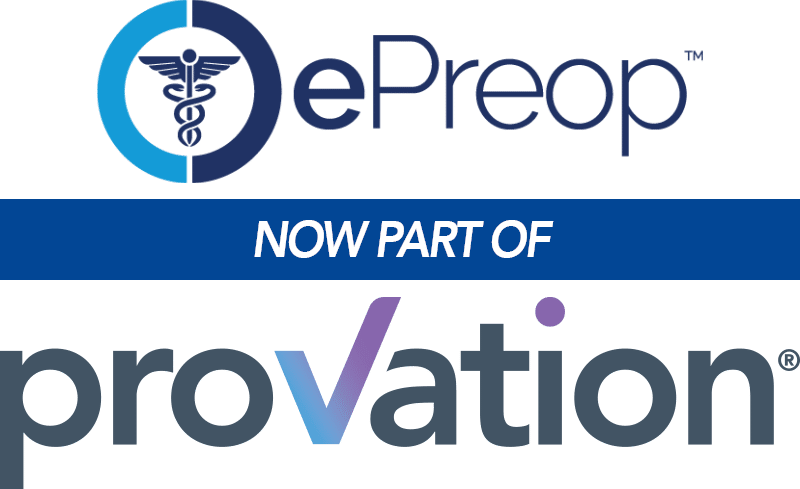 ePreop is now part of Provation