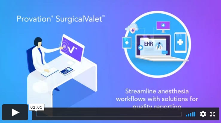 SurgicalValet for Anesthesia groups