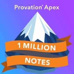 Provation Apex procedure documentation solution reaches one million notes