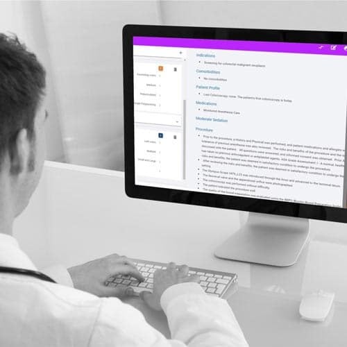 Provation Apex hospital documentation software in use