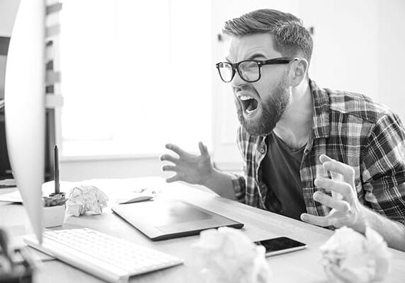 Frustrated Admin Staff