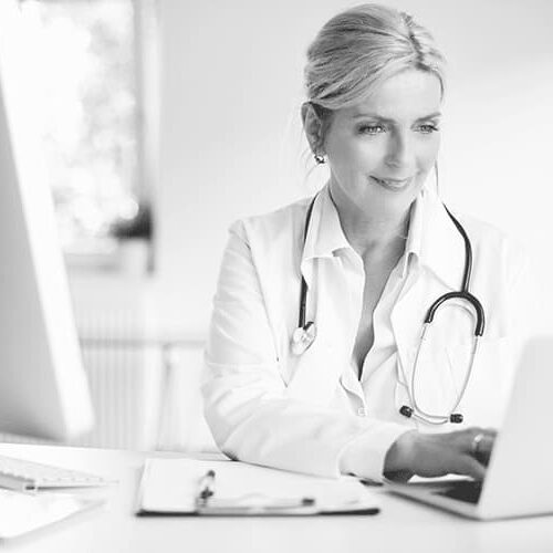 Physician calculating Automated ADR
